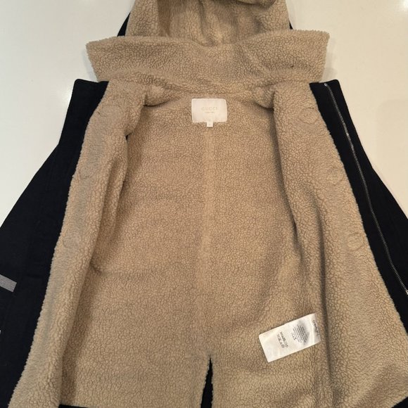 Gucci (Authentic) - Boys Navy Wool/ Cashmere Coat (Size 5) (worn twice) - Picture 4 of 4